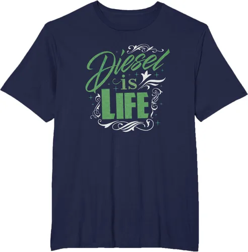 Vista 13 de Diesel is Life Roll Coal Diesels Truckers Smoke Camiseta Negro