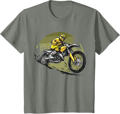 Vista 95 de Camiseta de motocross Supermotard Enduro, Negro, S