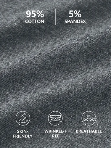 Vista 98 de Camisa Attraco de algodón, con tirantes estilo espagueti, con brasier incorporado, 2 paquetes, para mujer