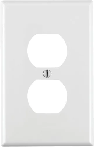 Vista 10 de Leviton Placa de pared de nailon Midway de 1 gang, 1 dúplex, tamaño Midway, 1 paquete, PJ8-E, negro
