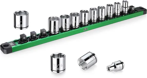Vista 13 de SK Juego de llaves de vaso de 1/4", enchufes SAE profundos, 10 piezas de 3