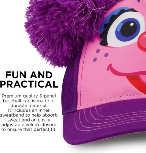 Vista 4 de Sesame Street Sombrero de béisbol Elmo para niños pequeños, Kids Cap Size 2-4