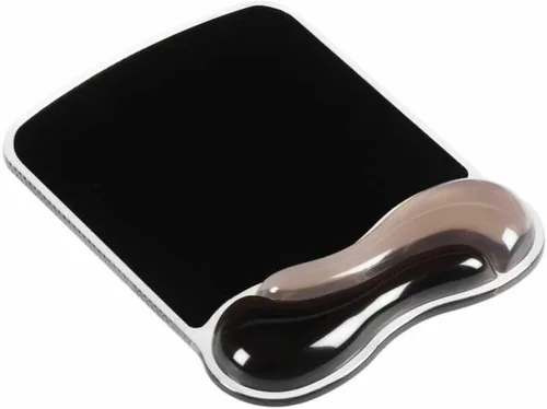 Vista 9 de Kensington Duo Gel Wave Mouse Pad y reposamuñecas (K62413WW) Negro Amortiguación de gel con contorno ondulado, tamaño mediano, base