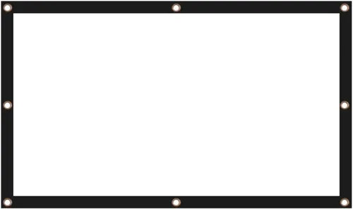 Vista 9 de Kisangel Foldable Portable Projector Screen for Indoor Office Use Lightweight Polyester Movie Projection Screen for Home Theater and Outdoor