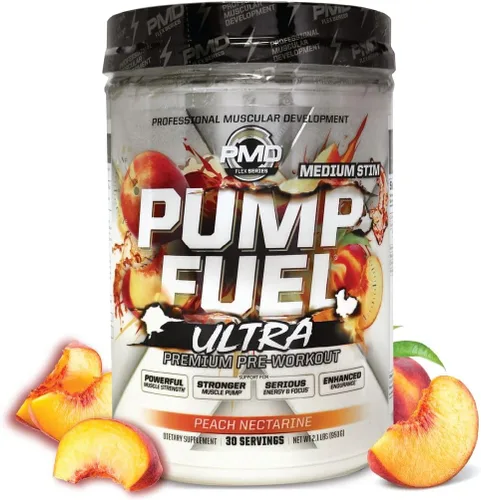 Vista 20 de PMD Sports Pump Fuel All in Insanity, Polvo Pre-Entreno Definitivo y Bomba Muscular, Energía de Máxima Fuerza, Concentración, Resistencia