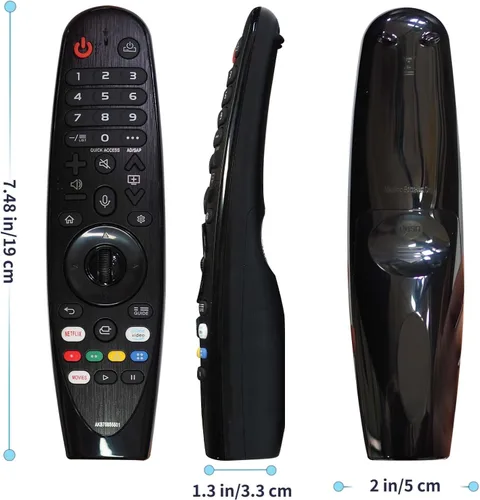Vista 9 de RIVIERA Magic Remote para LG Smart ThinQ OLED Nanocell WebOS UHD TV con función de voz y puntero compatible con MR22/21/20GA MR18BA MR23/24/25GN