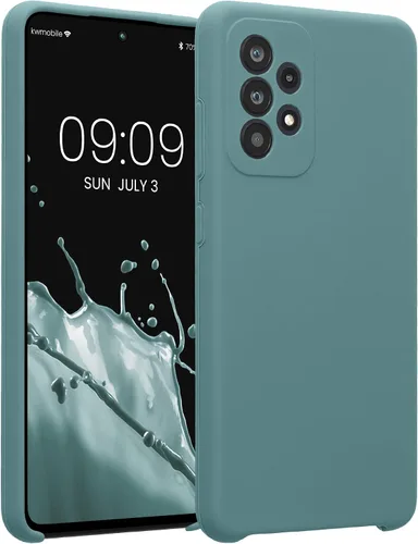 Vista 61 de kwmobile Funda compatible con Samsung Galaxy A13 4G - Funda delgada de silicona TPU - Acabado suave al tacto - Amarillo radiante