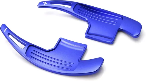 Vista 9 de iJDMTOY Extensiones de paleta grandes de aluminio deportivas compatibles con Ford Mustang 2015-2023 Azul
