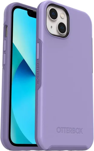 Vista 17 de OtterBox Funda para iPhone 13 (SOLAMENTE) de la Serie Symmetry - Negro, Ultra-Elegante, Compatible con Carga Inalámbrica, Bordes Elevados Protegen