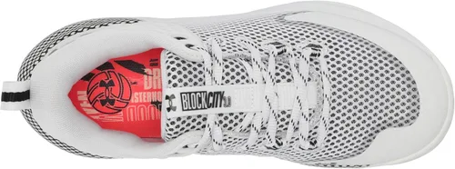 Vista 5 de Under Armour HOVR Block City - Zapatos de voleibol para mujer