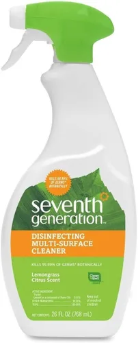 Vista 12 de Seventh Generation Limpiador en aerosol desinfectante, 26 oz. Botella de spray de gatillo, 8/cartón