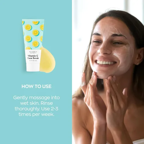 Vista 5 de Elizabeth Mott Sure Thing - Exfoliante facial con vitamina C – Limpiador facial exfoliante activado por calor para limpieza profunda de poros y piel