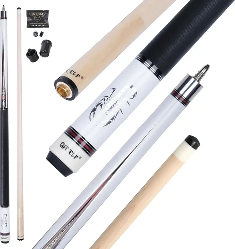 Vista 8 de CUEELF Scorpion Pool Cue Low Deflection 12.5mm Maple Titanium Joint