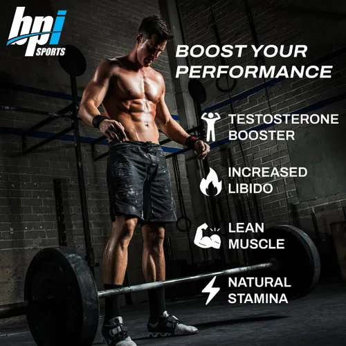 Vista 2 de BPI Sports A-HD Elite - Potenciador de testosterona para hombre - Resistencia natural, fuerza, apoyo sexual - Aumenta el metabolismo - Quema