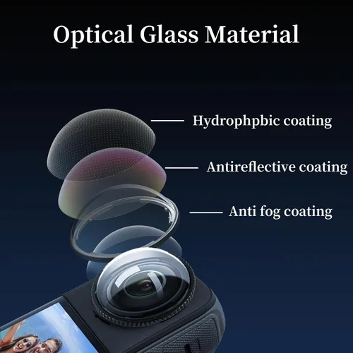 Vista 2 de Protectores de lente X4 - Compatible con Insta360 X4 - Cubierta de vidrio premium - Protector de lente - 2 piezas