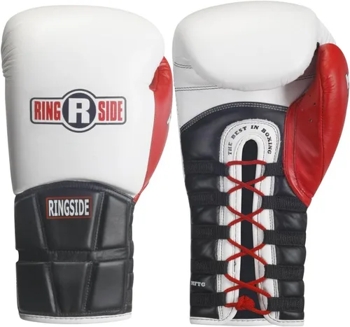 Vista 2 de Ringside Guantes de entrenamiento de boxeo con tecnología IMF de encaje