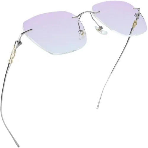 Vista 15 de LifeArt Pure Titanium Frame Glasses/Blue Light Blocking Reading Glasses, Reduce Eyestrain, Stylish for Men and Women