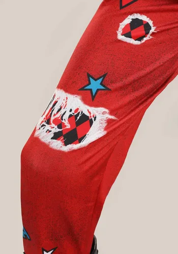 Vista 9 de Disfraz de escuadrón suicida Harley Quinn para niños, negro, blanco, rojo, (Black,Red,White)