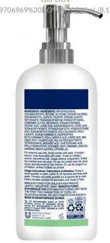 Vista 2 de Dove Botellas de lavado a mano de 8.1 fl oz con dispensador de bomba - Caja de 24