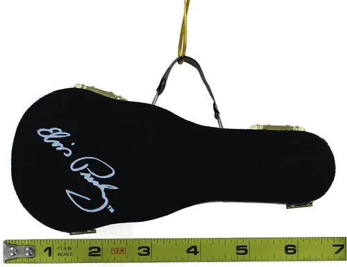 Vista 2 de Guitarra acústica Elvis Presley con estuche, adorno de 5.5