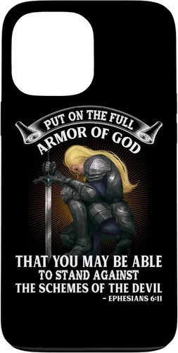 Vista 24 de Laying Down The Full Armor of God Case for iPhone 17