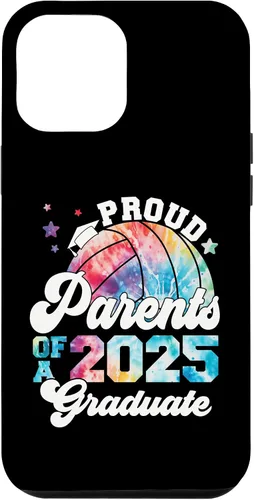 Vista 25 de iPhone 16 Parents of a 2025 Graduate Senior Graduation Volleyball Case