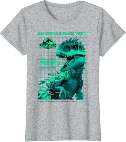Vista 32 de Jurassic World Indominus Rex Hybrid Predator T-Shirt Small Negro