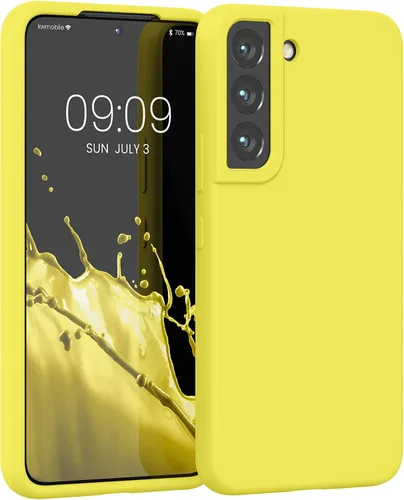 Vista 283 de kwmobile Funda compatible con Samsung Galaxy S9 - Funda de silicona TPU con acabado suave - Blue Reef