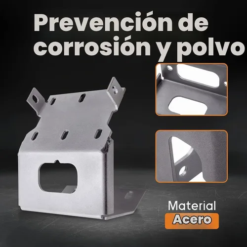 Vista 3 de maXpeedingrods - Placa de montaje de cabrestante para Foreman Rubicon Rancher 2014-2026