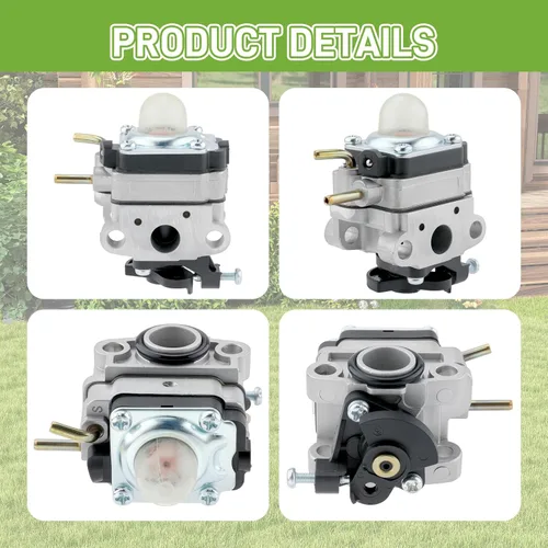 Vista 6 de 753-06220 Kit de carburador para Troy-Bilt TB146EC TB525EC TB525ES TB539ES TB575EC TB575ES TB590EC para Cub Cadet BC509 SS418 para máquinas de patio