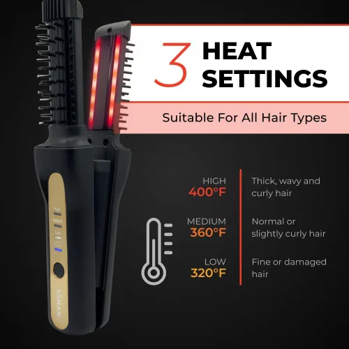 Vista 3 de YA-MAN SPA Styler® Volumen Inalámbrico + Suave - Estilo Inalámbrico, Reimaginado. Cepillo caliente híbrido + plancha plana