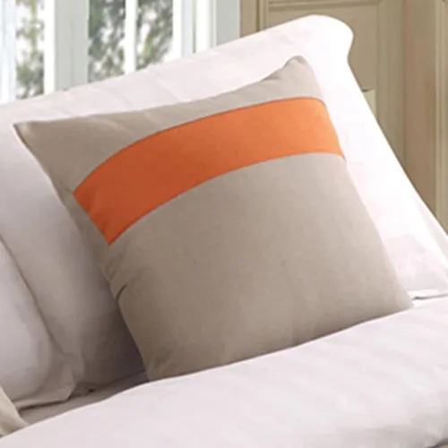 Vista 40 de Cojines con fundas de almohada a juego y núcleo de almohada de 17.7 x 17.7 in, paquete de 1, para decoración de cama, sala de estar, sofá Beige