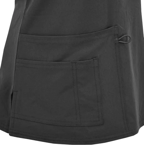 Vista 5 de Camiseta médica de enfermería médica con cuello en V de 4 bolsillos para mujer GT Performance