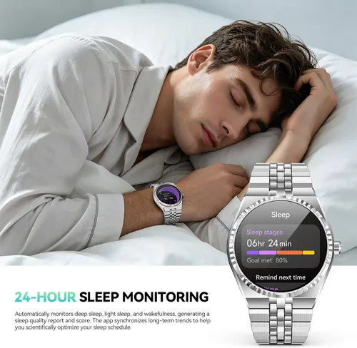 Vista 15 de SOUYIE Reloj inteligente para hombre, llamadas Bluetooth, rastreador