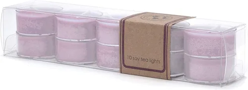 Vista 77 de ECO CANDLE CO. Vela reciclada, té negro y miel, 6 oz. - Aromas de té picante, nuez moscada, miel y naranja - 100% cera de soja, sin plomo, etiqueta