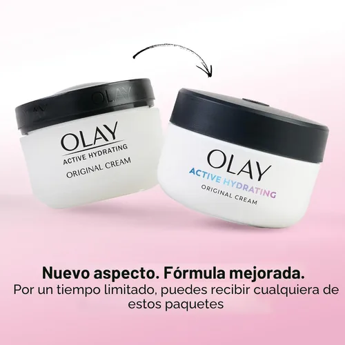 Vista 2 de Crema facial humectante Olay Active Hydrating, 1.9 fl oz