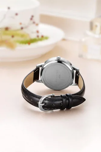 Vista 7 de BRIGADA - Reloj de mujer elegante reloj para mujer correa de cuero reloj de chicas para mujer impermeable