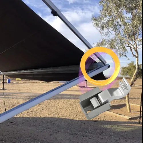 Vista 7 de Piezas de repuesto para toldo de autocaravana Dometic A&E 9000 8500,830463P RV Toldo Rafter Rivet Slider Asm - 2