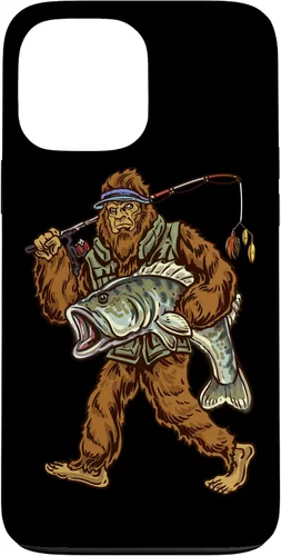 Vista 24 de Largemouth Bass Fishing Bigfoot Fisherman Case for iPhone 17