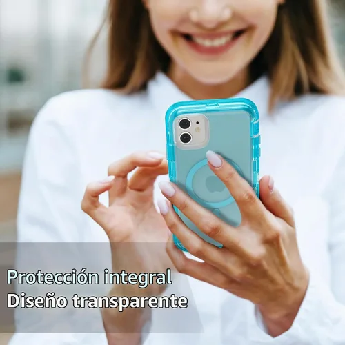 Vista 7 de Follaroma Funda para iPhone 11, Compatible con MagSafe, Fundas de Teléfono de Protección Resistente a Prueba de Golpes de Servicio Pesado