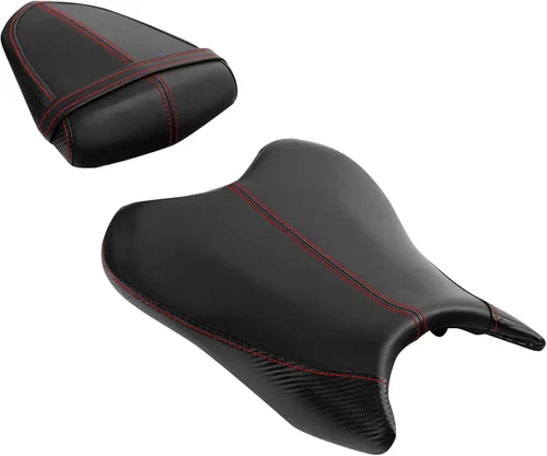 Vista 8 de Green-L - Juego de cojines para asiento de conductor y pasajero para Yamaha YZF-R6 2006-2007 Conjunto A