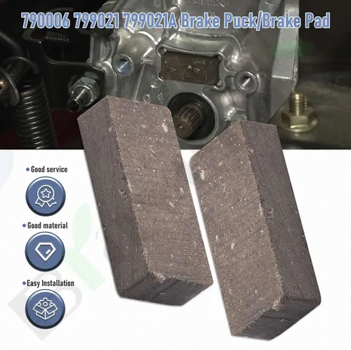 Vista 6 de 790006 799021 799021A Disco de freno/Pastilla de freno, compatible con Craftsman/Poulan/Husqvarna 790006, 799021, 120961X, 532120961, para MTD