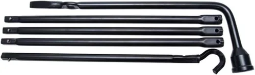 Vista 4 de Kit de herramienta de llave de rueda de repuesto LECWOF con bolsa, compatible con Dodge Ram 1500 2002-2015 Jeap 5093163AA spare tire removal