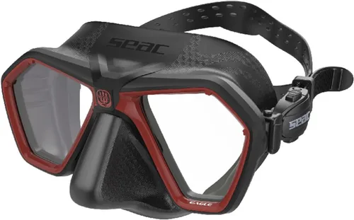 Vista 9 de SEAC Eagle, Compact Low Volume Mask for Freediving and Spearfishing, Made in Italy