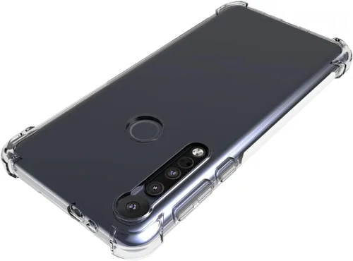 Vista 4 de USTIYA Funda para Moto One Macro/Motorola G8 Play Case Clear TPU Cuatro Esquinas Funda Protectora Transparente Suave Funda