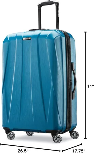 Vista 8 de Samsonite, Centric 2 - Maleta rígida expansible con ruedas giratorias, Azul Caribe