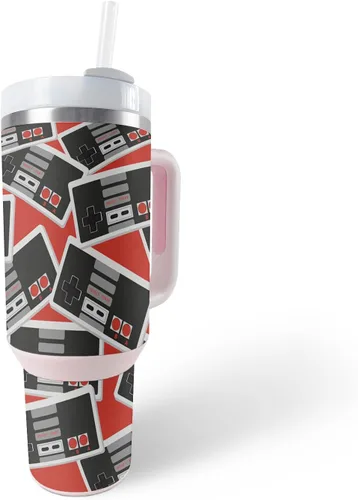Vista 14 de MightySkins Skin - Vaso de vinilo compatible con Stanley The Quencher H2.0 FlowState de 40 onzas, Rasta León, protectora, duradera y única, fácil