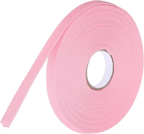 Vista 35 de MECCANIXITY Cinta al bies de doble pliegue de 1 pulgada, cinta al bies de poliéster continua a granel para coser, costura, acolchado, dobladillo