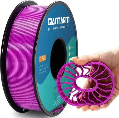 Vista 14 de GIANTARM Filamento de ácido poliláctico (PLA) para impresora 3D, carrete de 2.2 lbs, 0.07 in +/-0.001 in, 1080 pies por rollo, embalaje al vacío