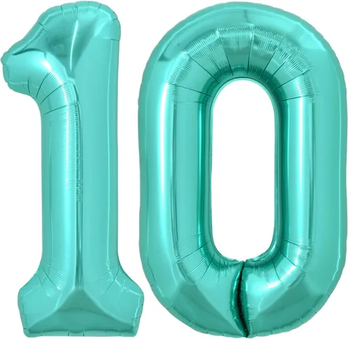 Vista 70 de TONIFUL Globo de aluminio negro de 40 pulgadas con el número 0, decoraciones de cumpleaños negro (Bk-black)